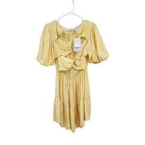Sabo Women's Luci Floral Cutout Tiered Mini Dress Summer - S